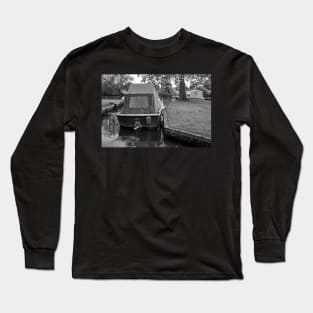 A boat on the Norfolk Broads Long Sleeve T-Shirt